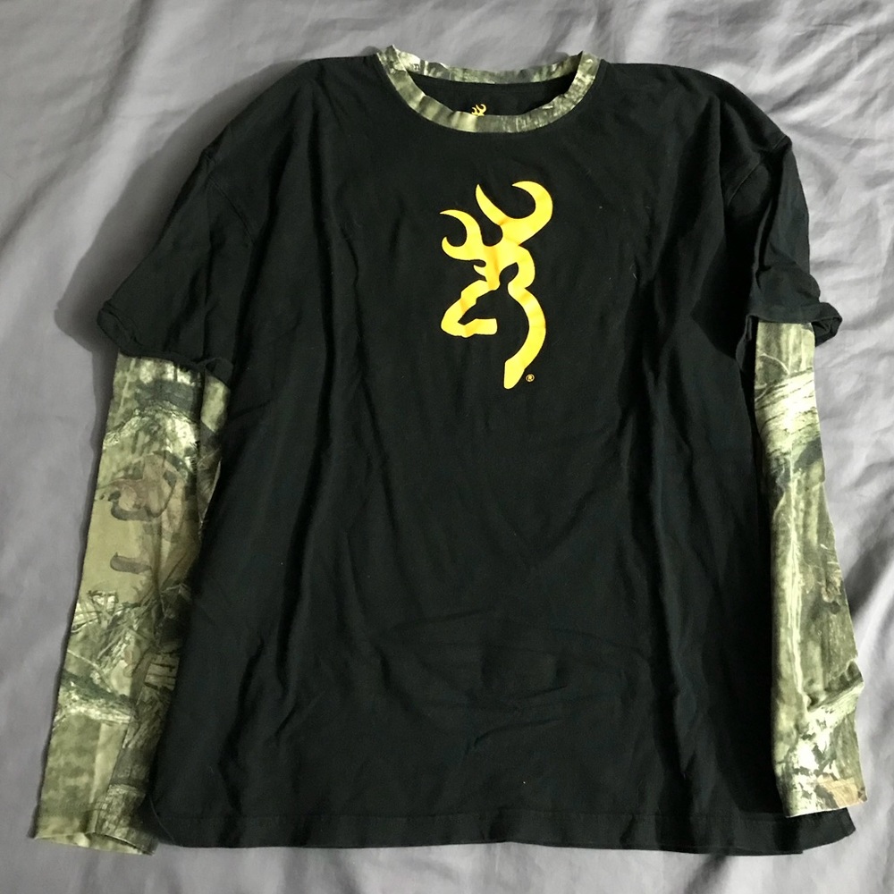 Men’s browning long sleeve tee